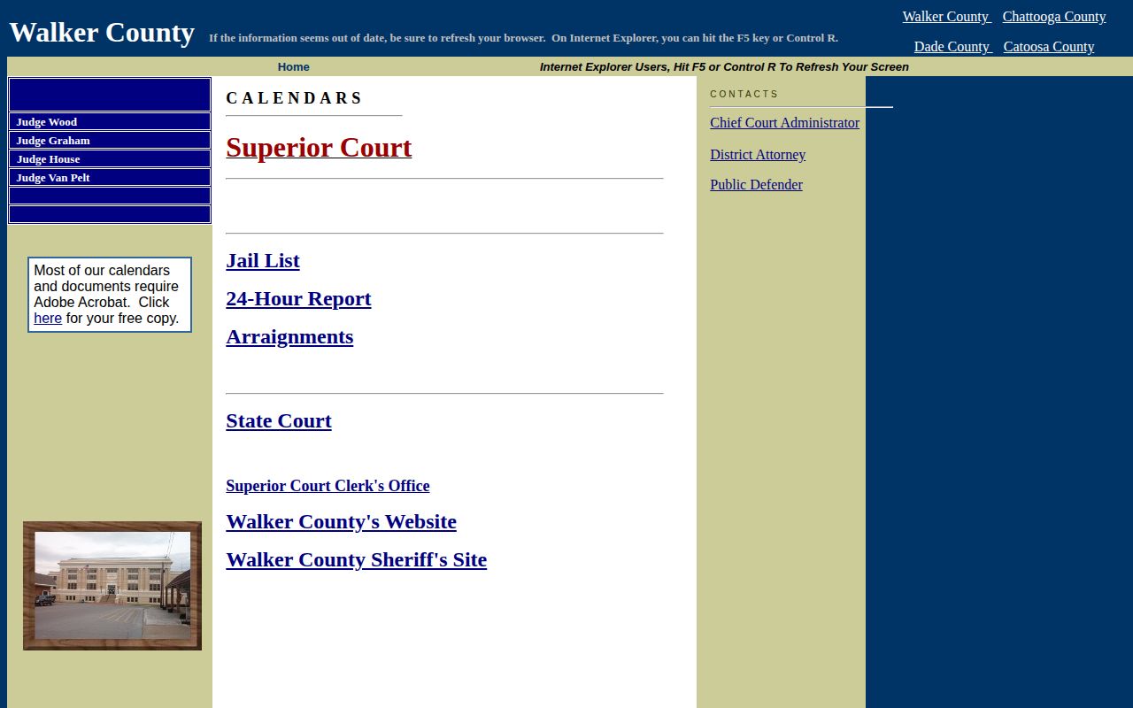 Walker County 24-hour release context on judicial circuit resources